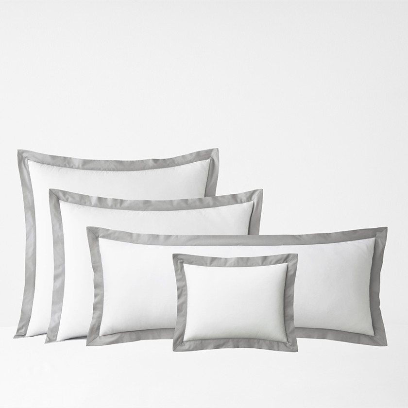Solid Border Classic Cool Cotton Percale Sham