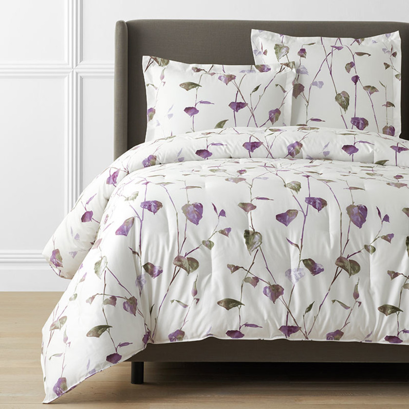 Spring Leaf Premium Smooth Wrinkle-Free Sateen Comforter
