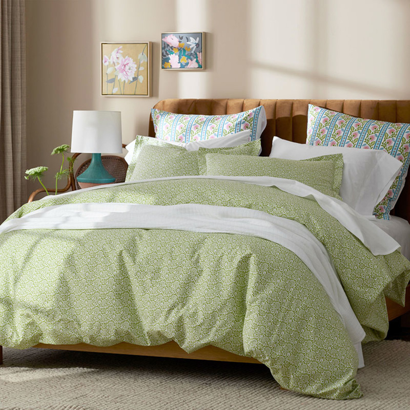 Mini Garden Classic Cool Cotton Percale Comforter - Floral, Full,Floral