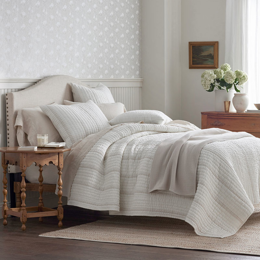 Stripe Quilt - Pinstripe, Full/Queen,Pinstripe
