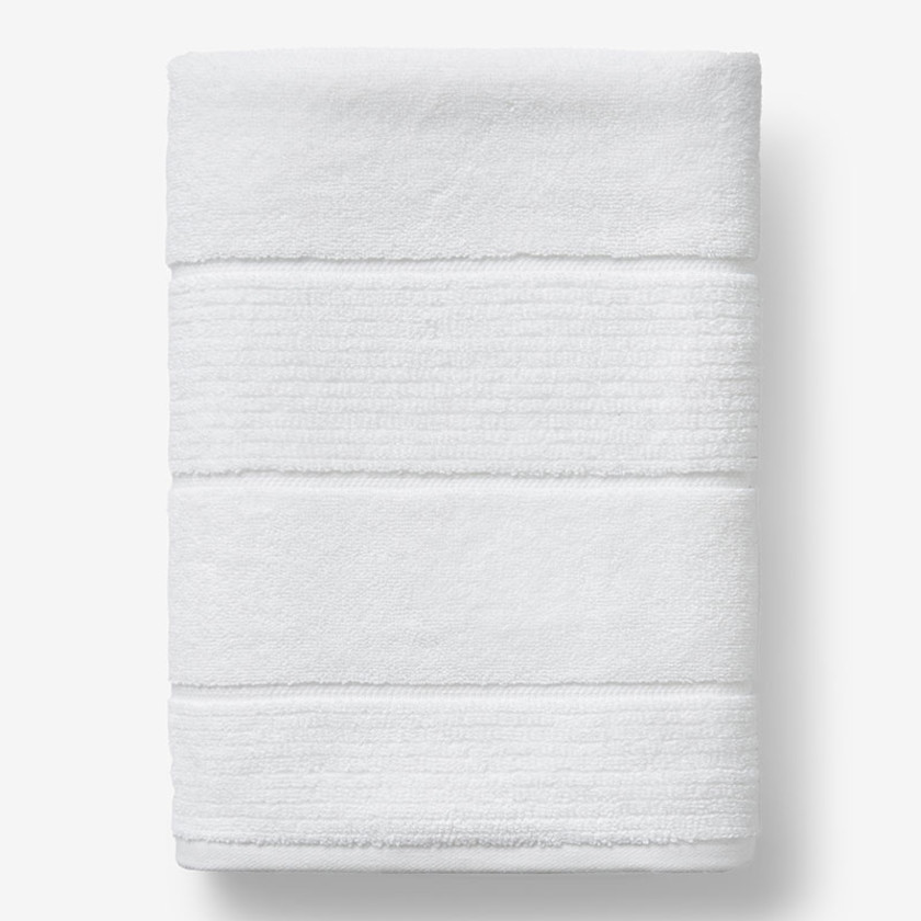 Textured Stripe Bath Towel