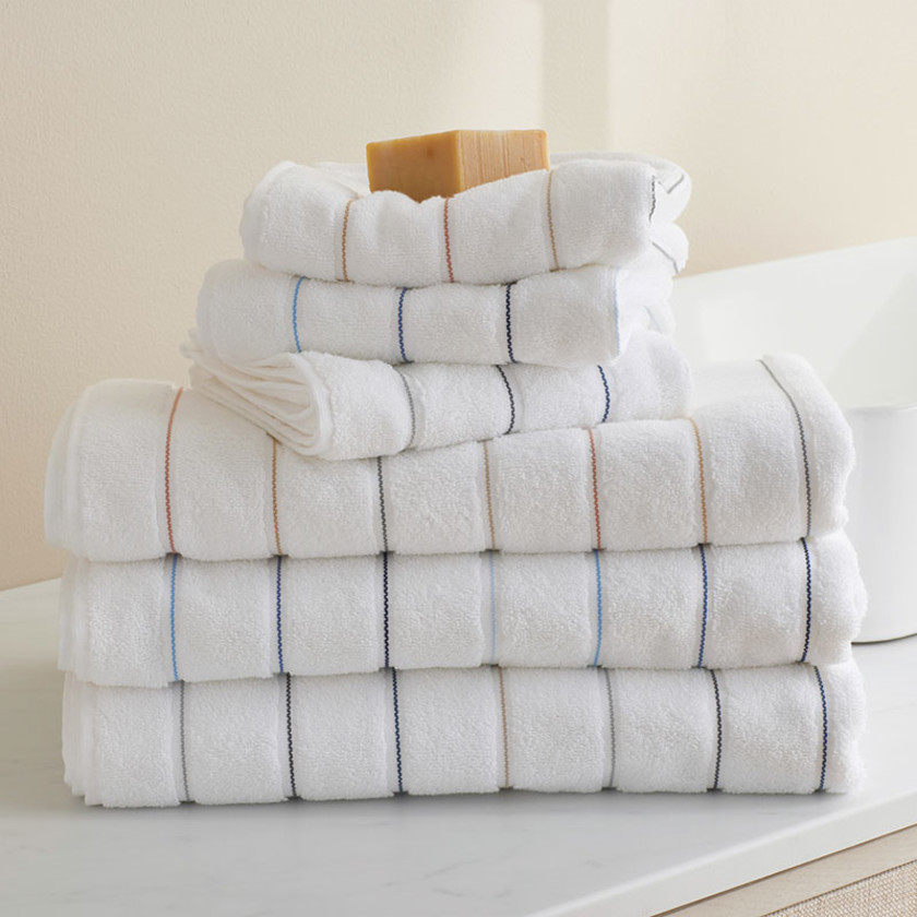 Dash & Stripe Bath Towel