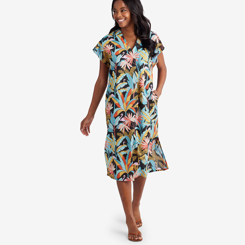 Printed Voile Women's Caftan
