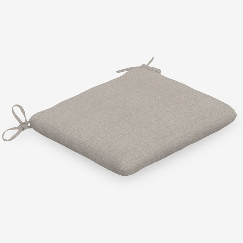 Replacement Knife Edge Chair Cushion - Silver, 18 in. x 18 in.,Silver