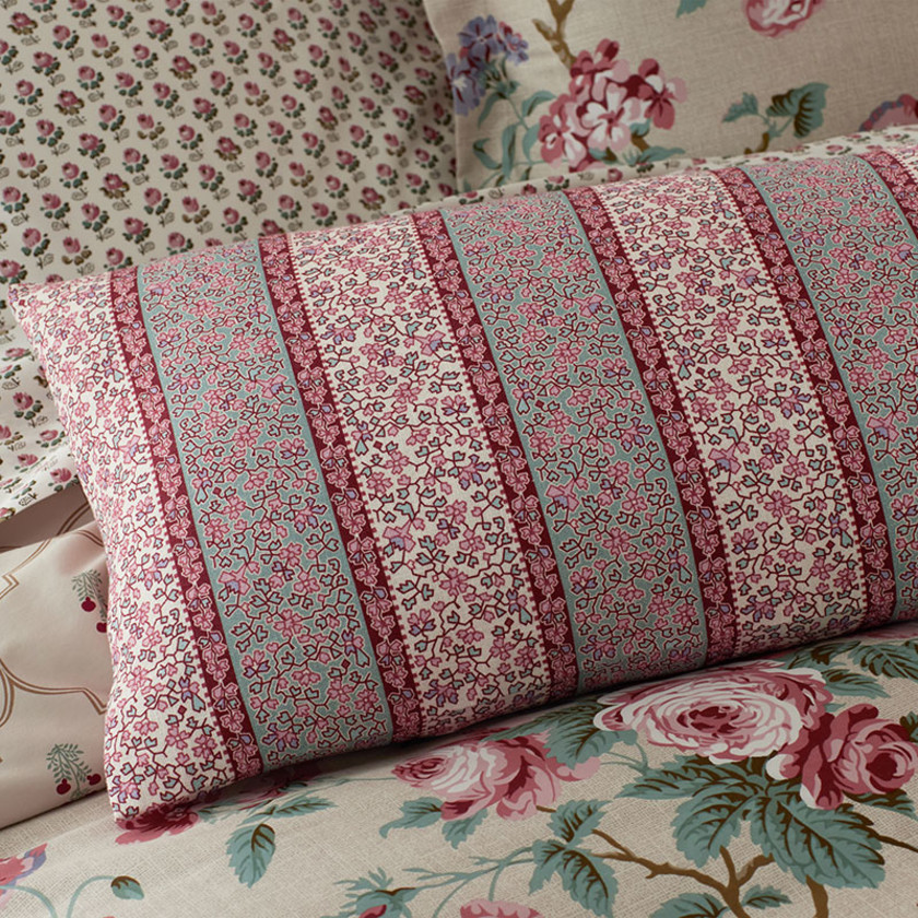 Aswi Decorative Lumbar Pillow Cover - Red Multi,Red Multi