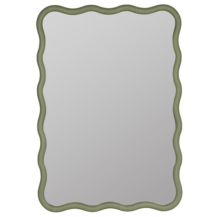 Wave Rectangle Wall Mirror