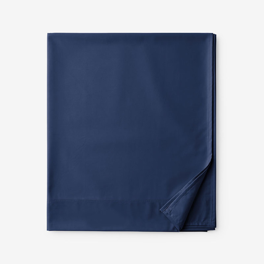 Classic Smooth Cotton Wrinkle-Free Sateen Flat Bed Sheet