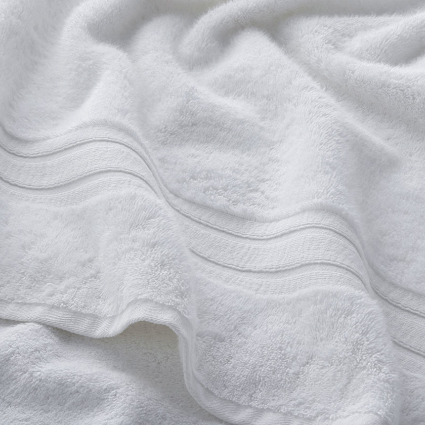 Turkish Cotton Hand Towel - White,White